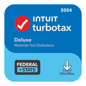 TurboTax Deluxe 2024 Tax Software, Federal & State Tax Return